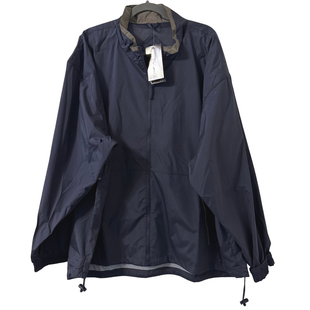 Rivers End Jacket‎ 3XL Mens Navy Blue Windproof Water Resistant Outdoor Casual